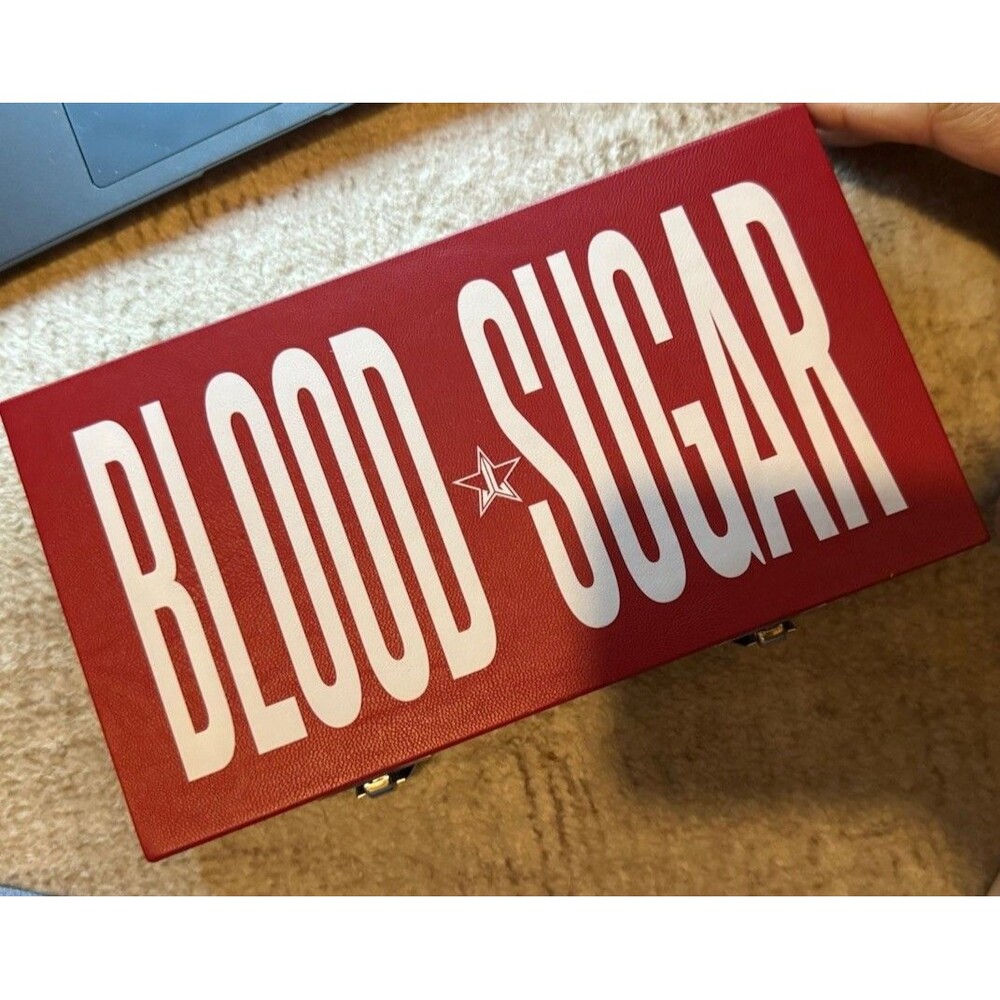 NIB Jeffree Star Blood Sugar 18 Color Pressed Powder Eyeshadow Palette 👀👀🔥🔥